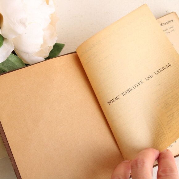 Vintage 1910s Book,"Poems, Narrative and Lyrical, Required for College Entrance" - Picture 4 of 10